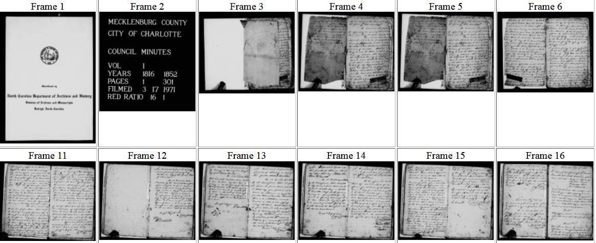 **WANTED** State Archives of North Carolina Digitized Microfilm – NC ...
